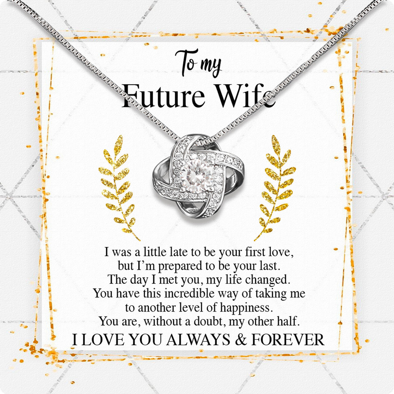 Future Wife Necklace: To My Forever Love, A Timeless Reminder