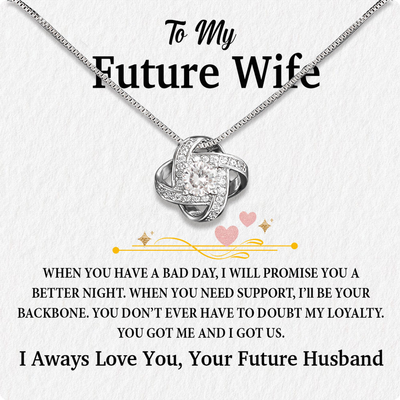 Future Wife Necklace: To My Forever Love, A Timeless Reminder