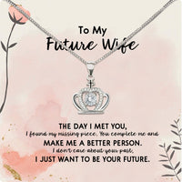 Thumbnail for Future Wife Necklace: To My Forever Love, A Timeless Reminder