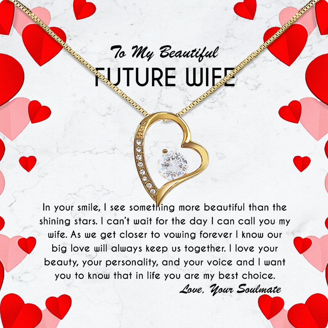 Future Wife Necklace: To My Forever Love, A Timeless Reminder