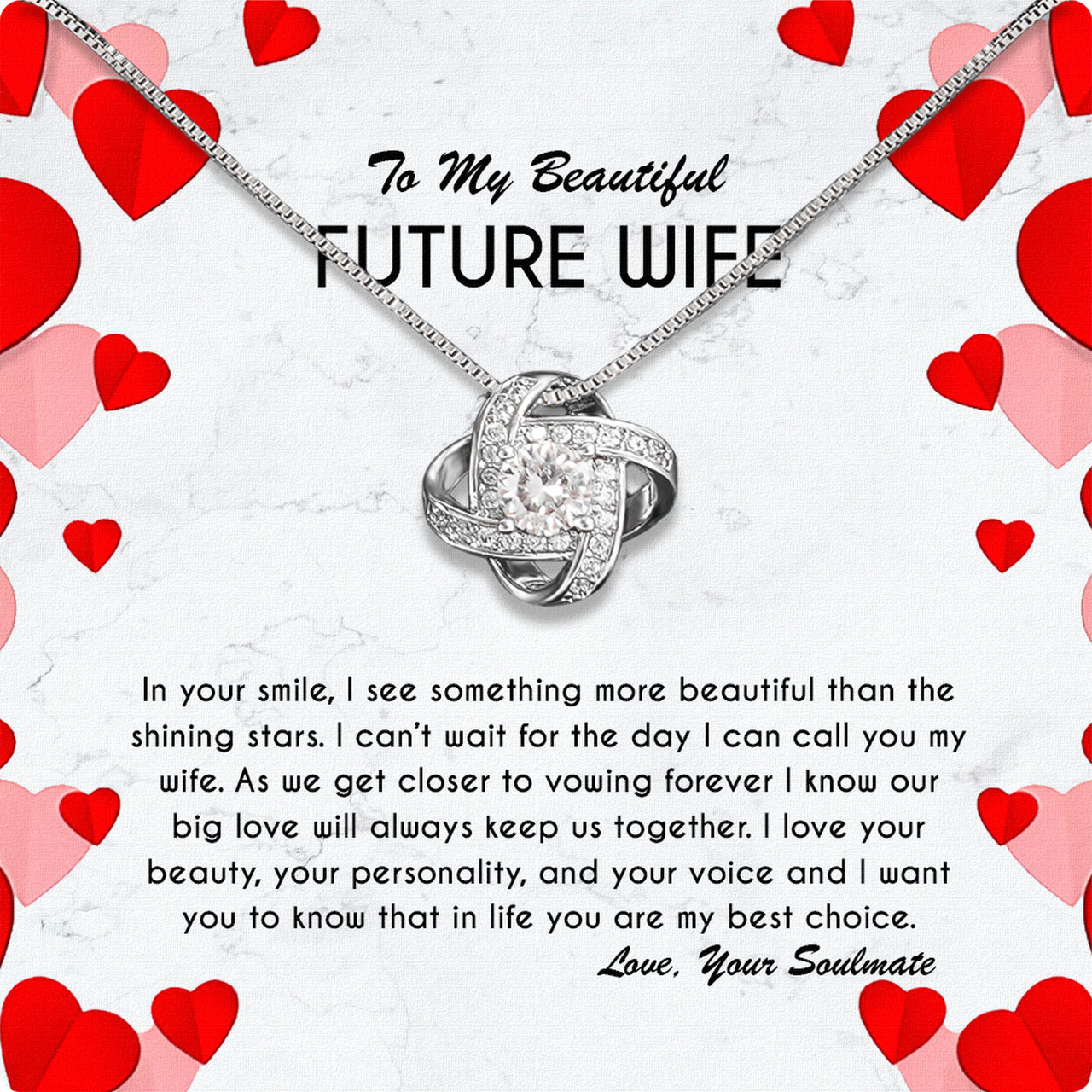 Future Wife Necklace: To My Forever Love, A Timeless Reminder