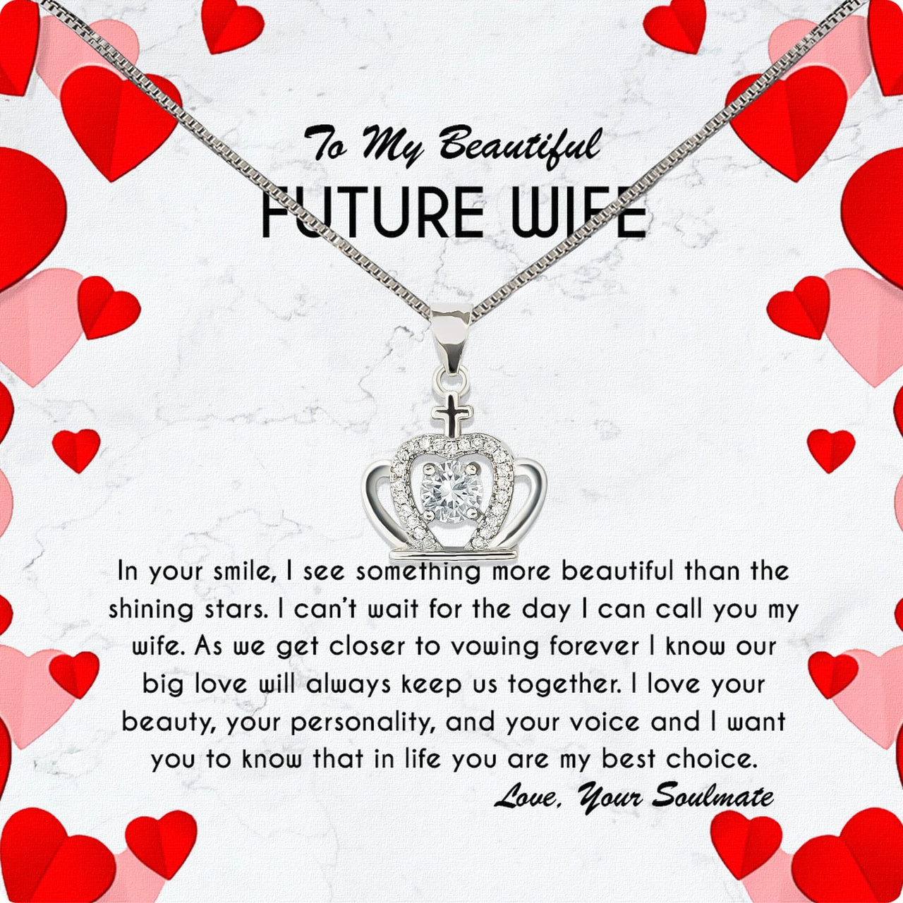 Future Wife Necklace: To My Forever Love, A Timeless Reminder