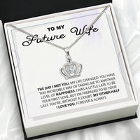 Thumbnail for Future Wife Necklace: To My Forever Love, A Timeless Reminder