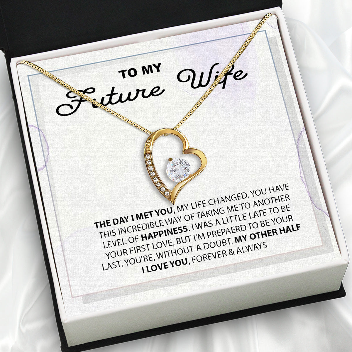 Future Wife Necklace: To My Forever Love, A Timeless Reminder