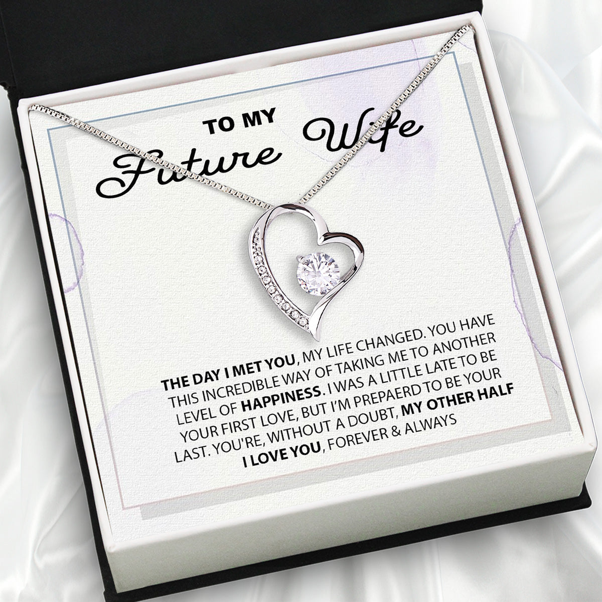 Future Wife Necklace: To My Forever Love, A Timeless Reminder