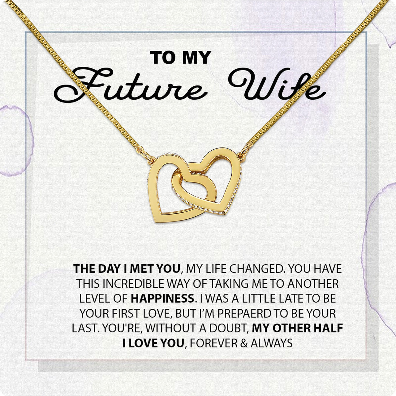 Future Wife Necklace: To My Forever Love, A Timeless Reminder