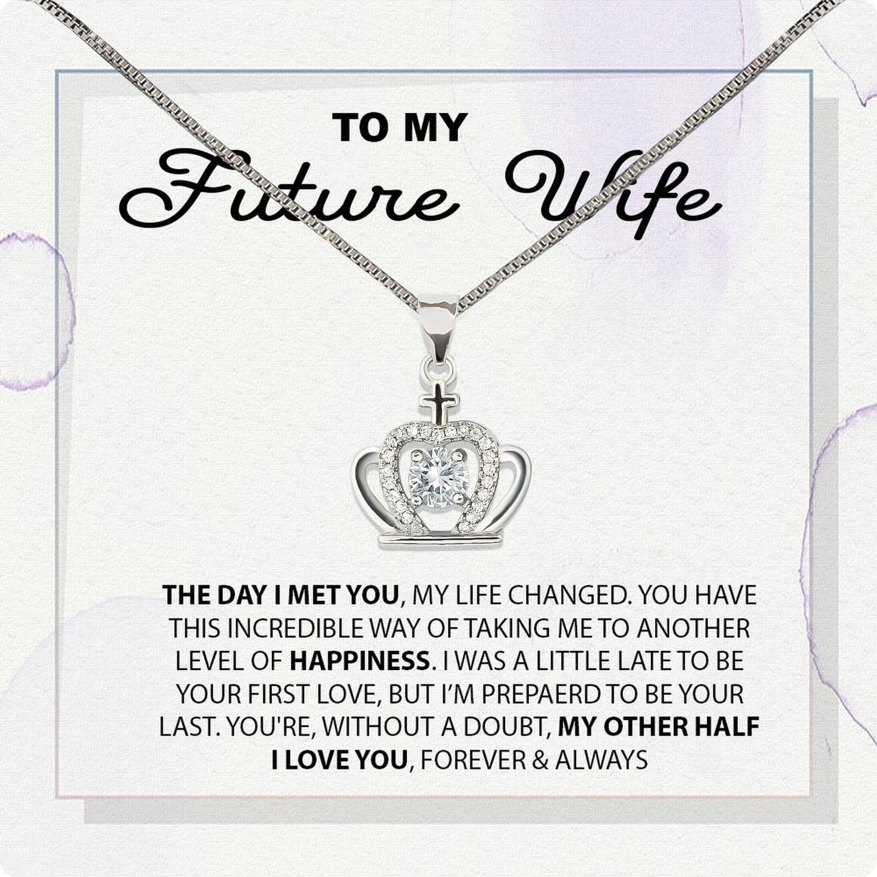 Future Wife Necklace: To My Forever Love, A Timeless Reminder