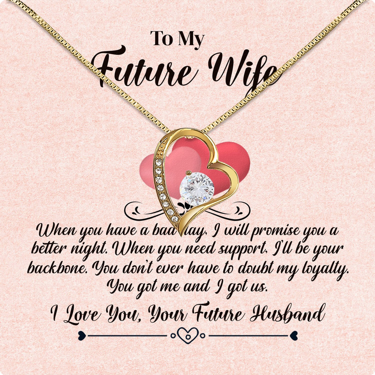 Future Wife Necklace: To My Forever Love, A Timeless Reminder