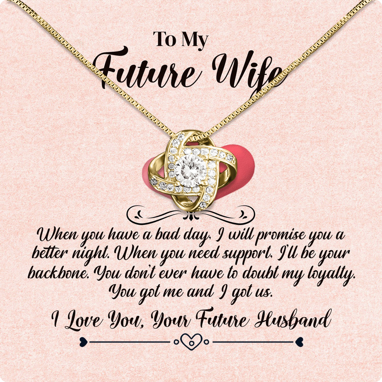 Future Wife Necklace: To My Forever Love, A Timeless Reminder