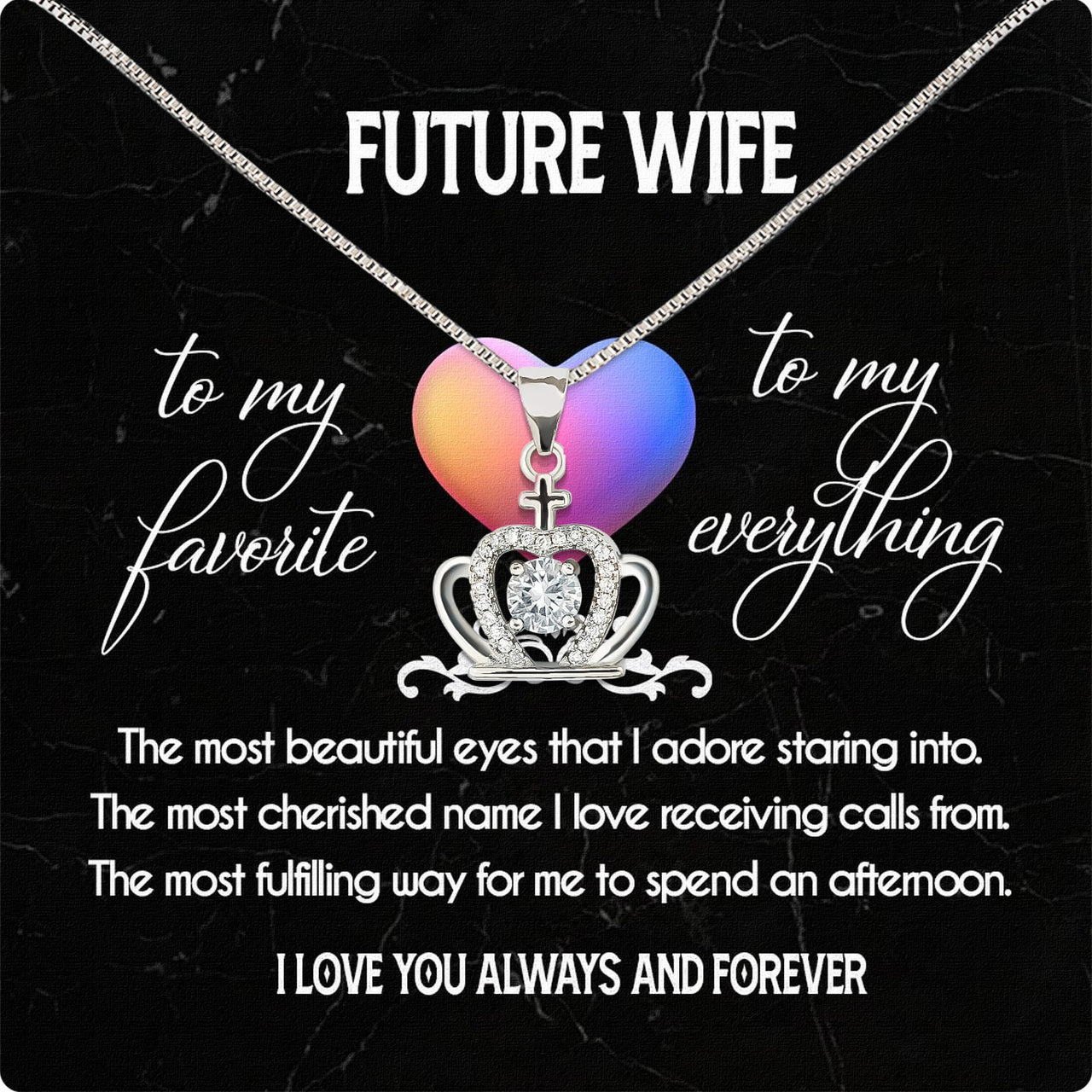 Future Wife Necklace: To My Forever Love, A Timeless Reminder