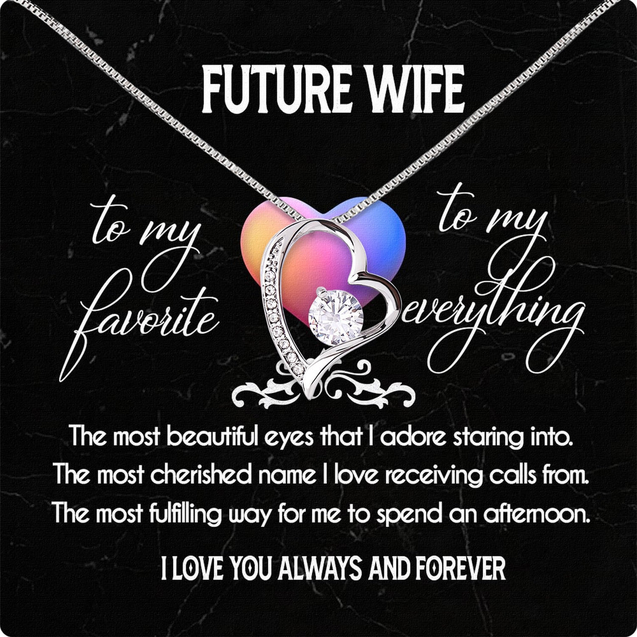 Future Wife Necklace: To My Forever Love, A Timeless Reminder