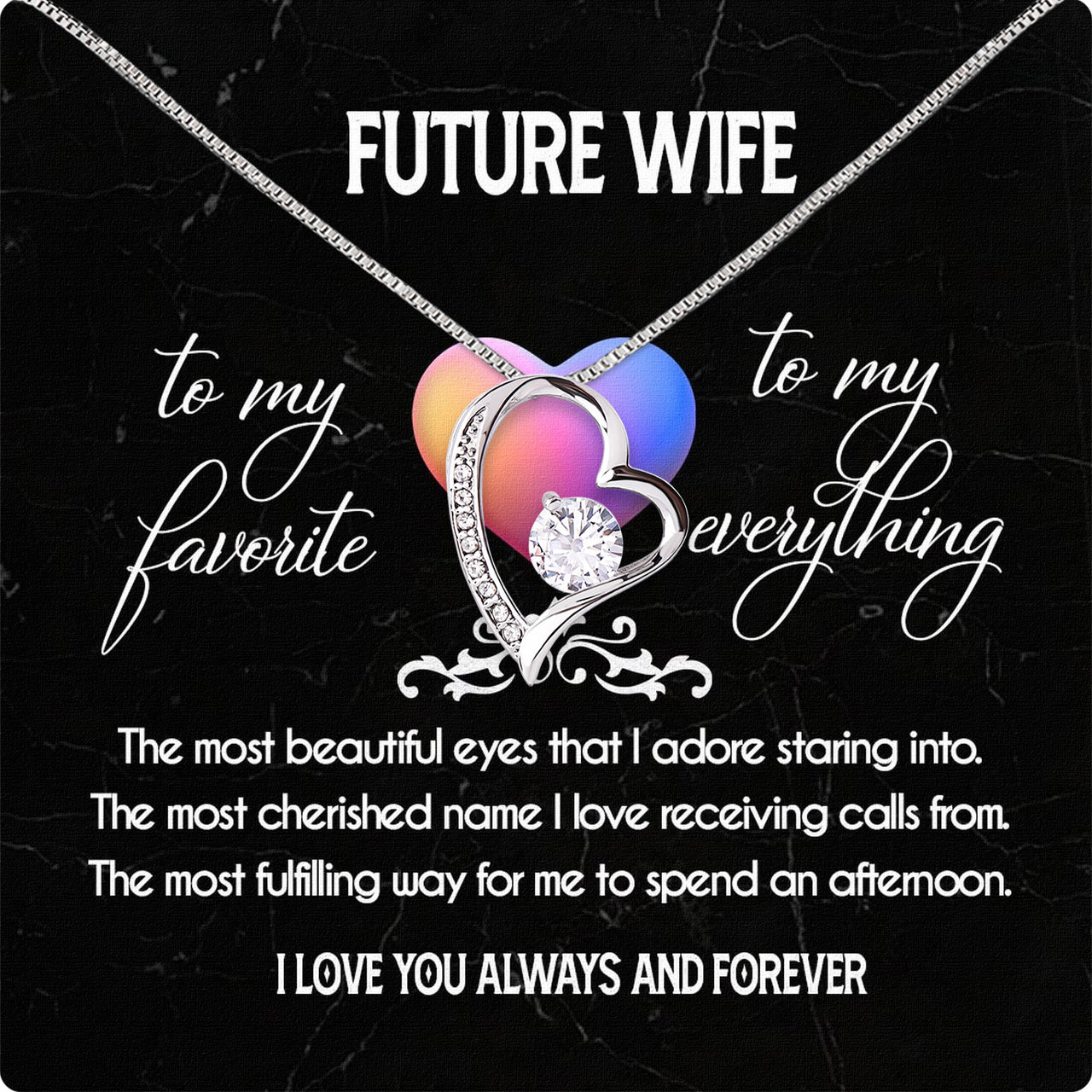 Future Wife Necklace: To My Forever Love, A Timeless Reminder