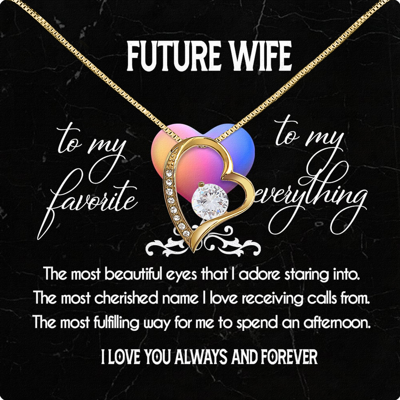 Future Wife Necklace: To My Forever Love, A Timeless Reminder