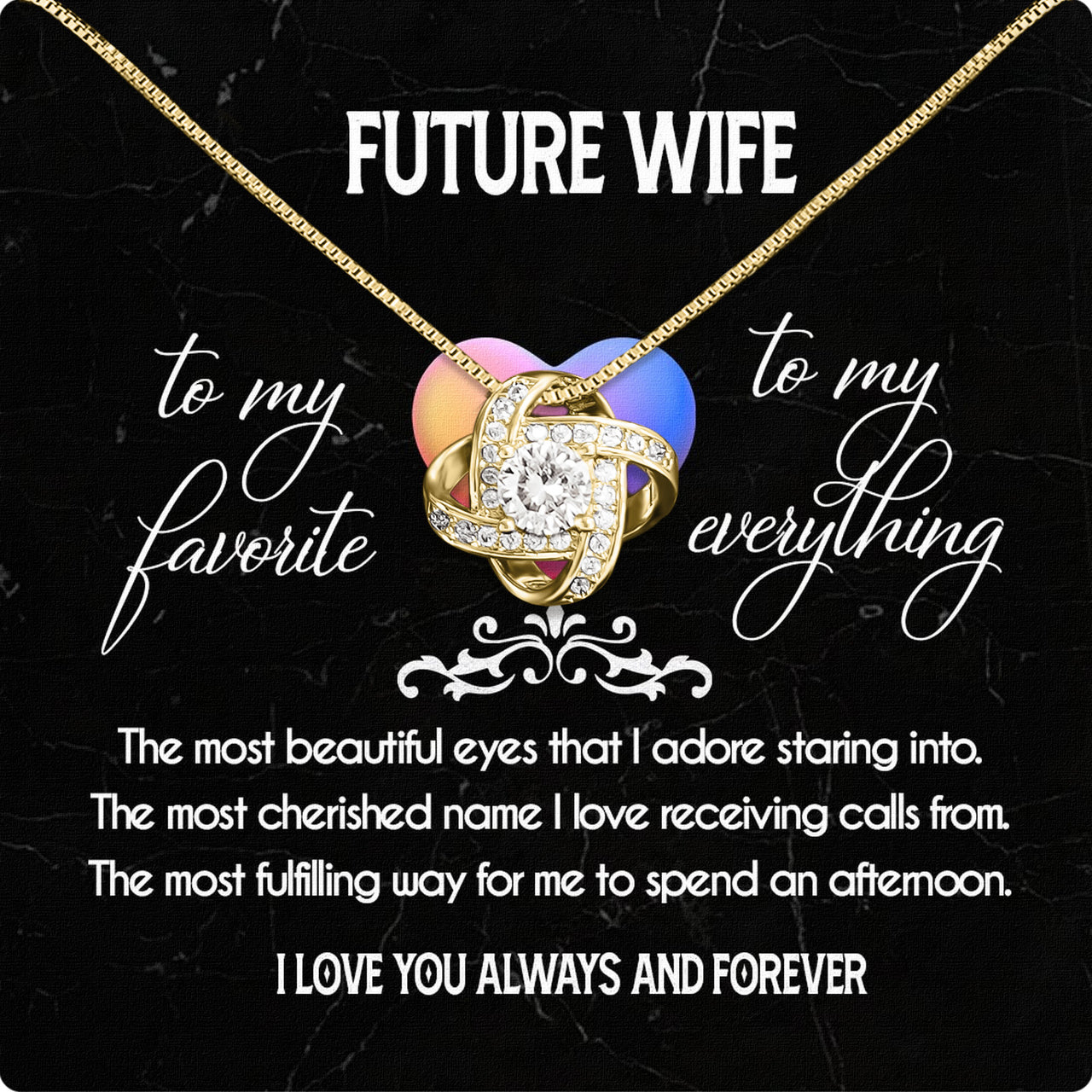 Future Wife Necklace: To My Forever Love, A Timeless Reminder