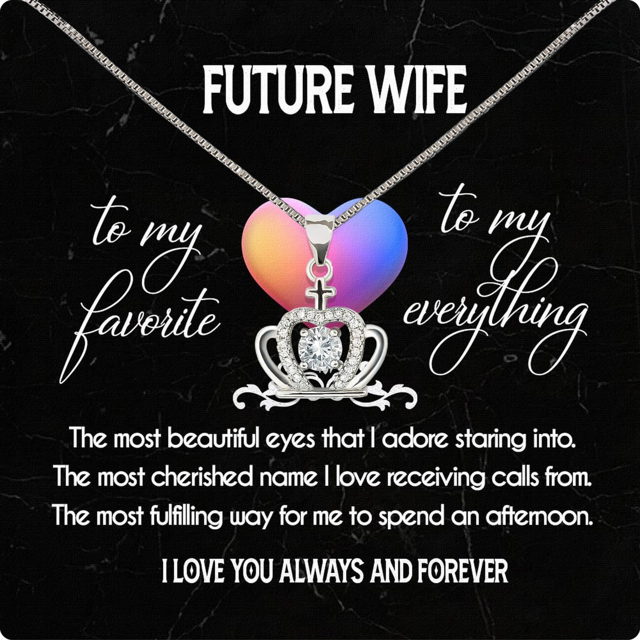 Future Wife Necklace: To My Forever Love, A Timeless Reminder