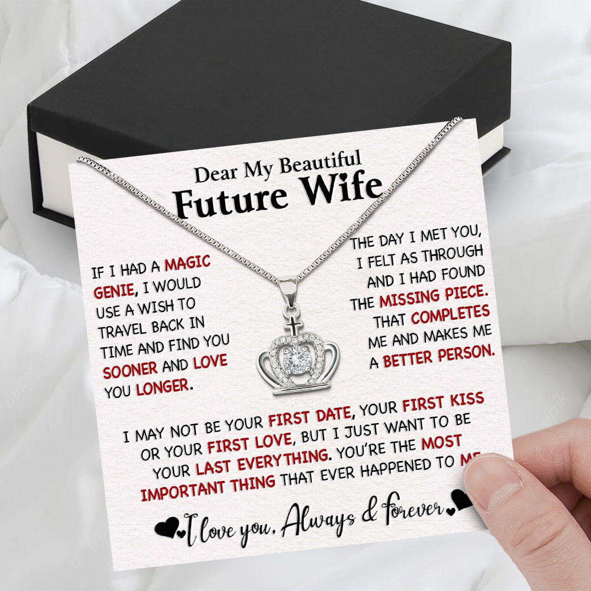 Future Wife Necklace: To My Forever Love, A Timeless Reminder