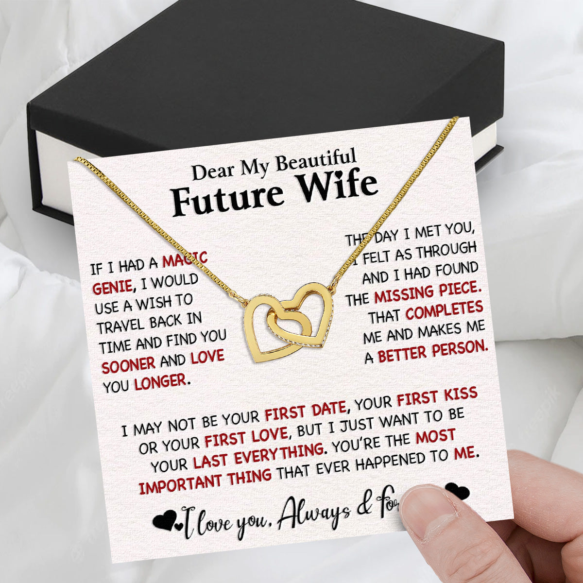 Future Wife Necklace: To My Forever Love, A Timeless Reminder