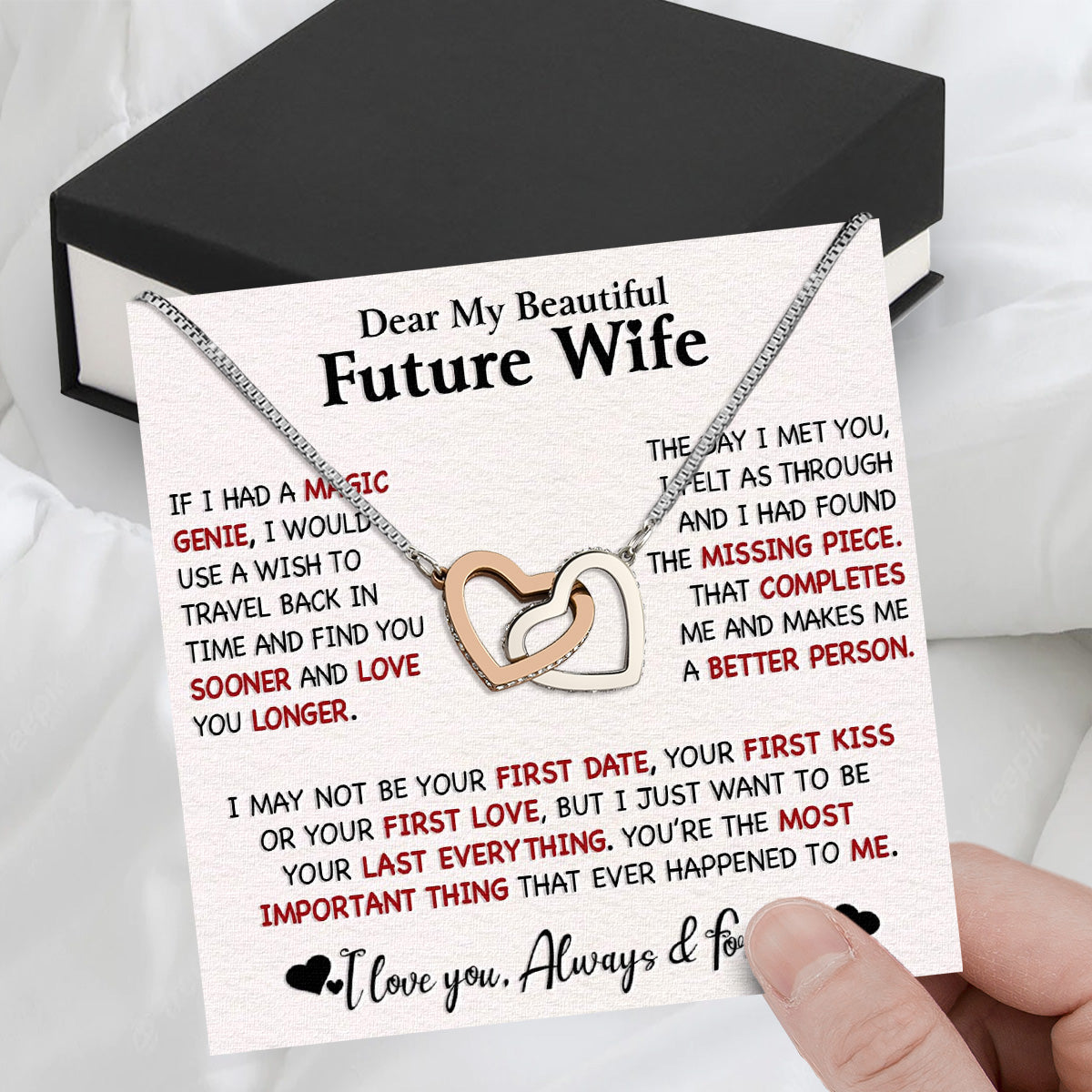 Future Wife Necklace: To My Forever Love, A Timeless Reminder