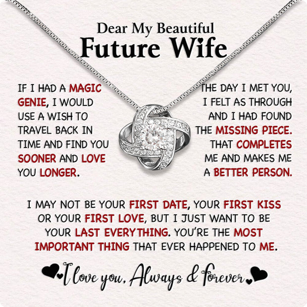 Future Wife Necklace: To My Forever Love, A Timeless Reminder