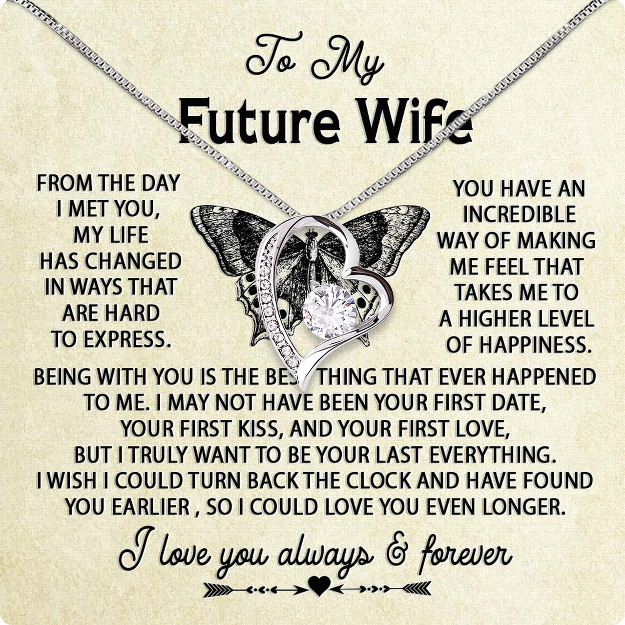 Future Wife Necklace: To My Forever Love, A Timeless Reminder