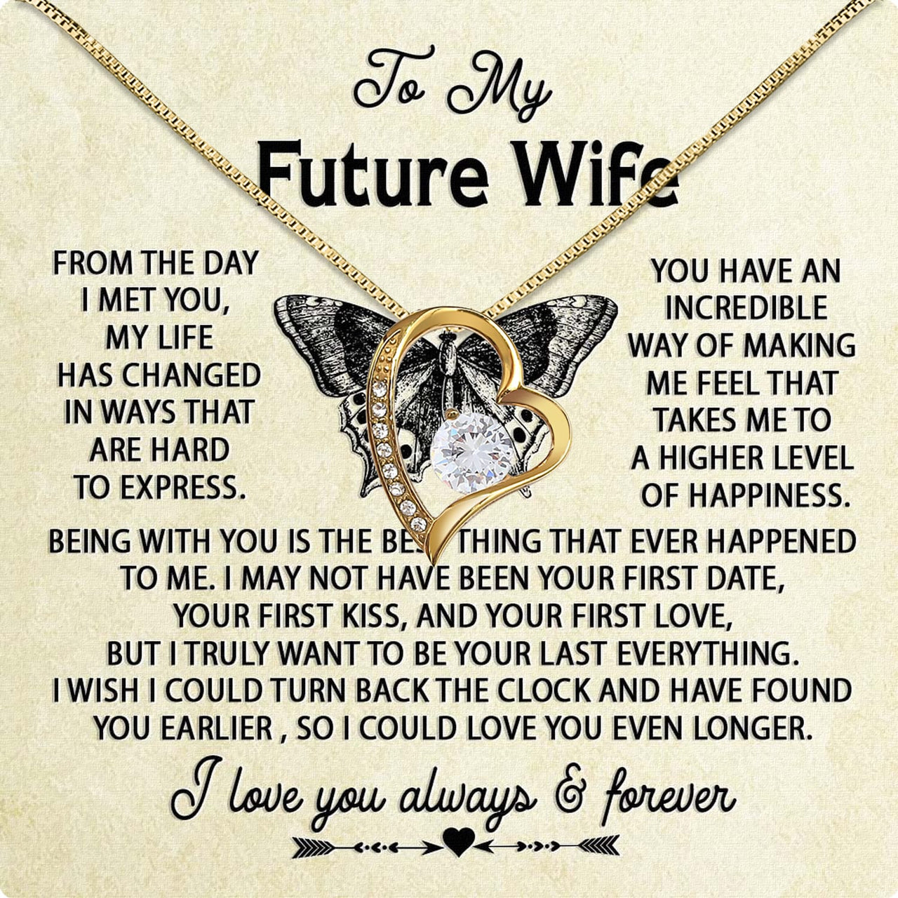 Future Wife Necklace: To My Forever Love, A Timeless Reminder