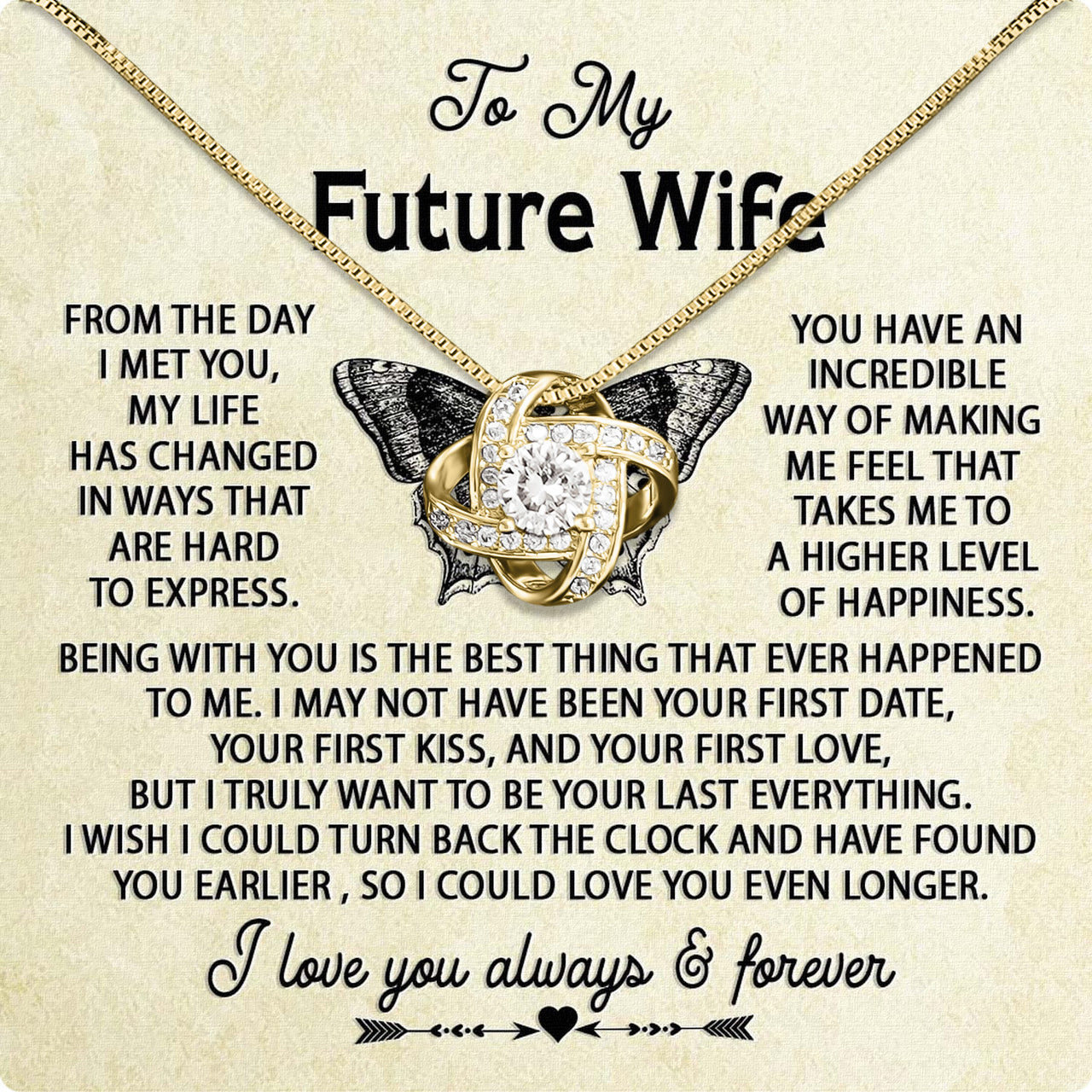 Future Wife Necklace: To My Forever Love, A Timeless Reminder