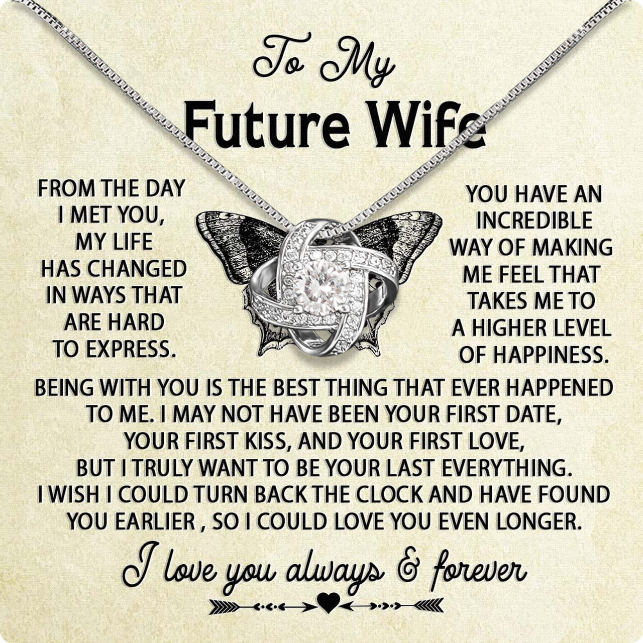 Future Wife Necklace: To My Forever Love, A Timeless Reminder