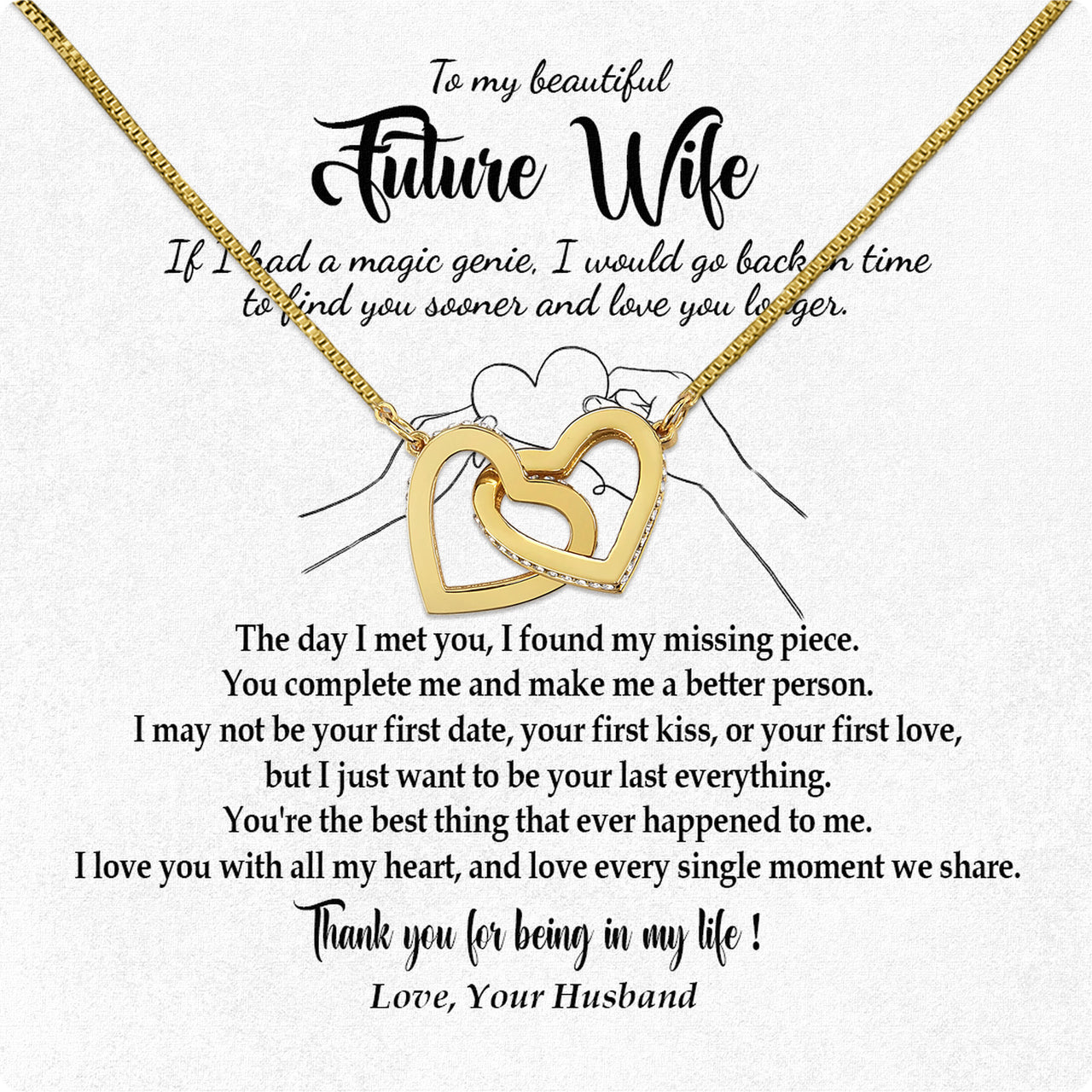 Future Wife Necklace: To My Forever Love, A Timeless Reminder