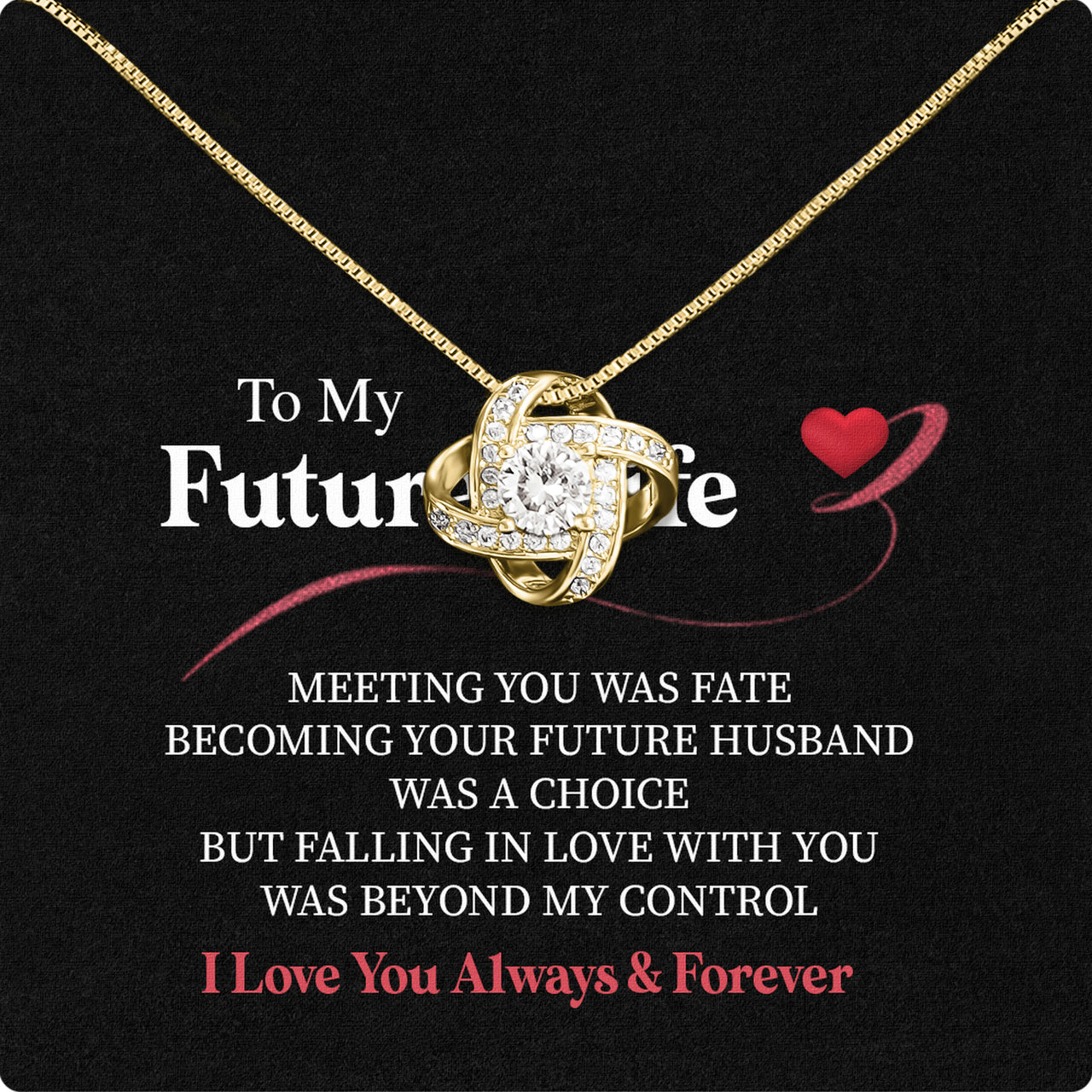 Future Wife Necklace: To My Forever Love, A Timeless Reminder