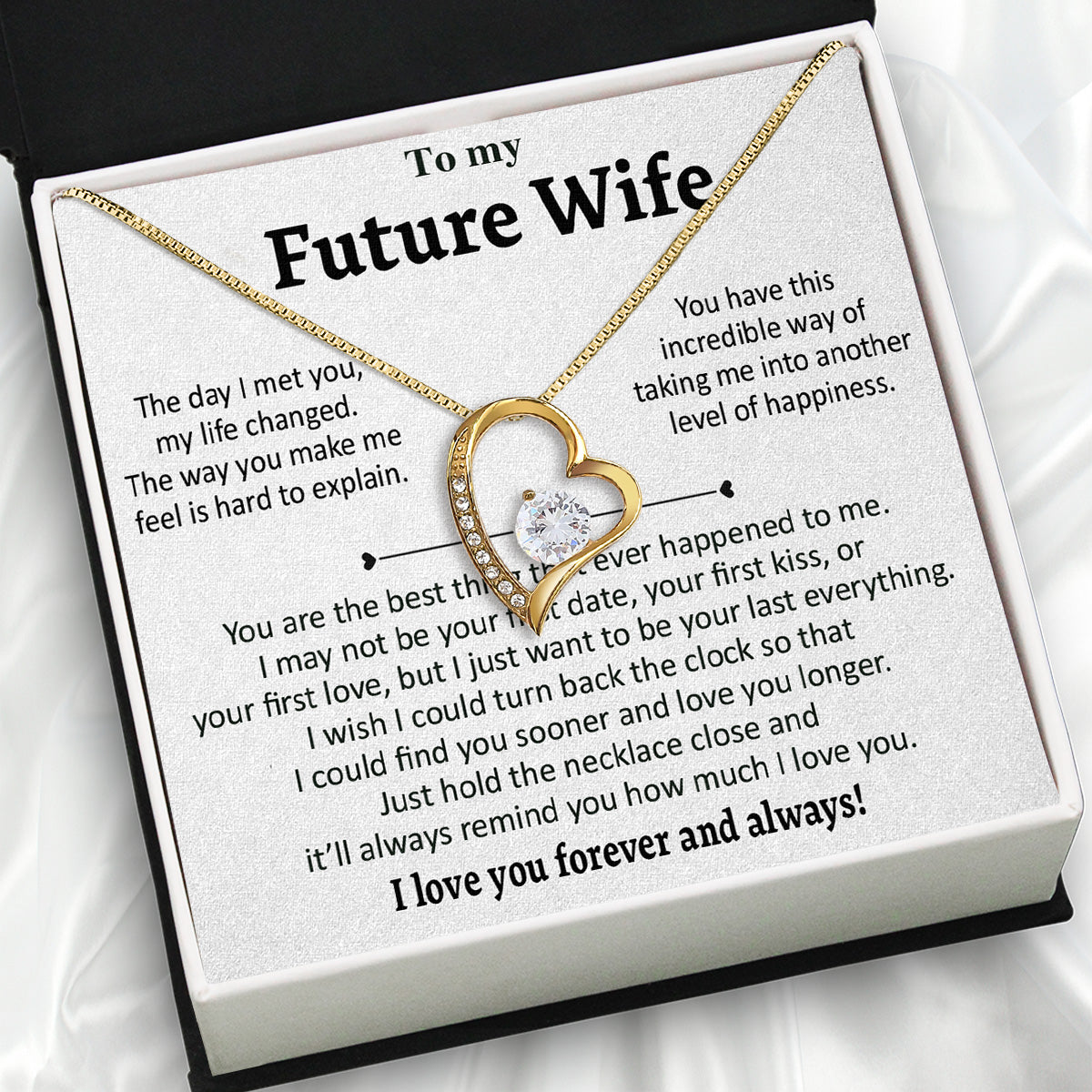 Future Wife Necklace: To My Forever Love, A Timeless Reminder