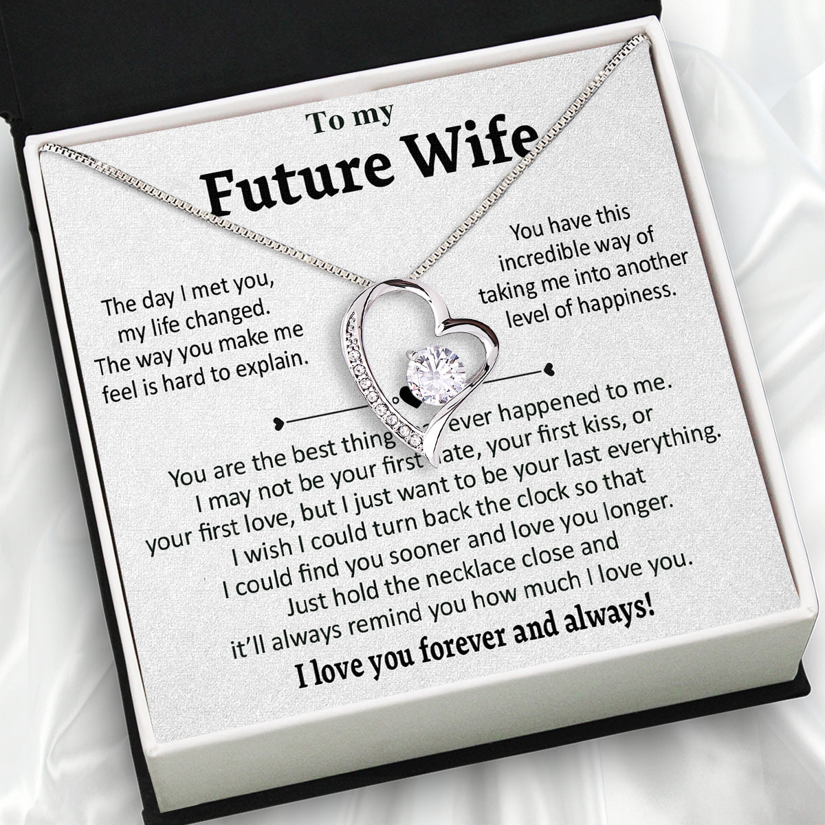 Future Wife Necklace: To My Forever Love, A Timeless Reminder