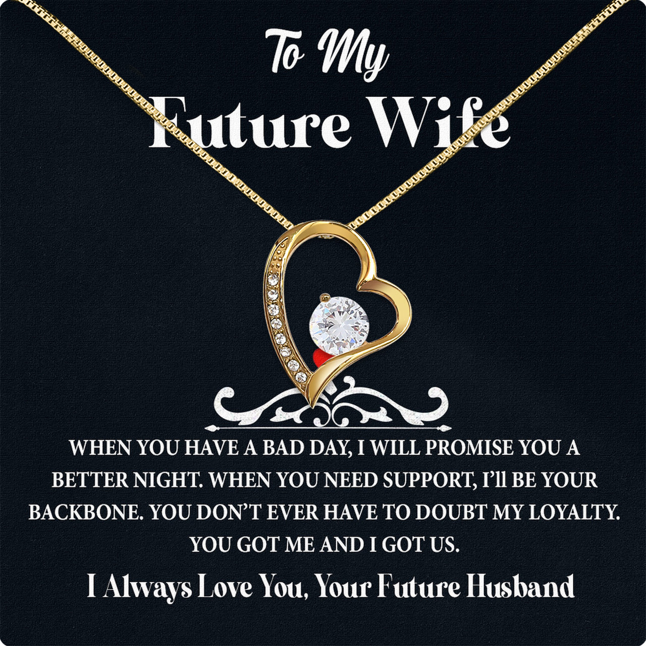 Future Wife Necklace: To My Forever Love, A Timeless Reminder