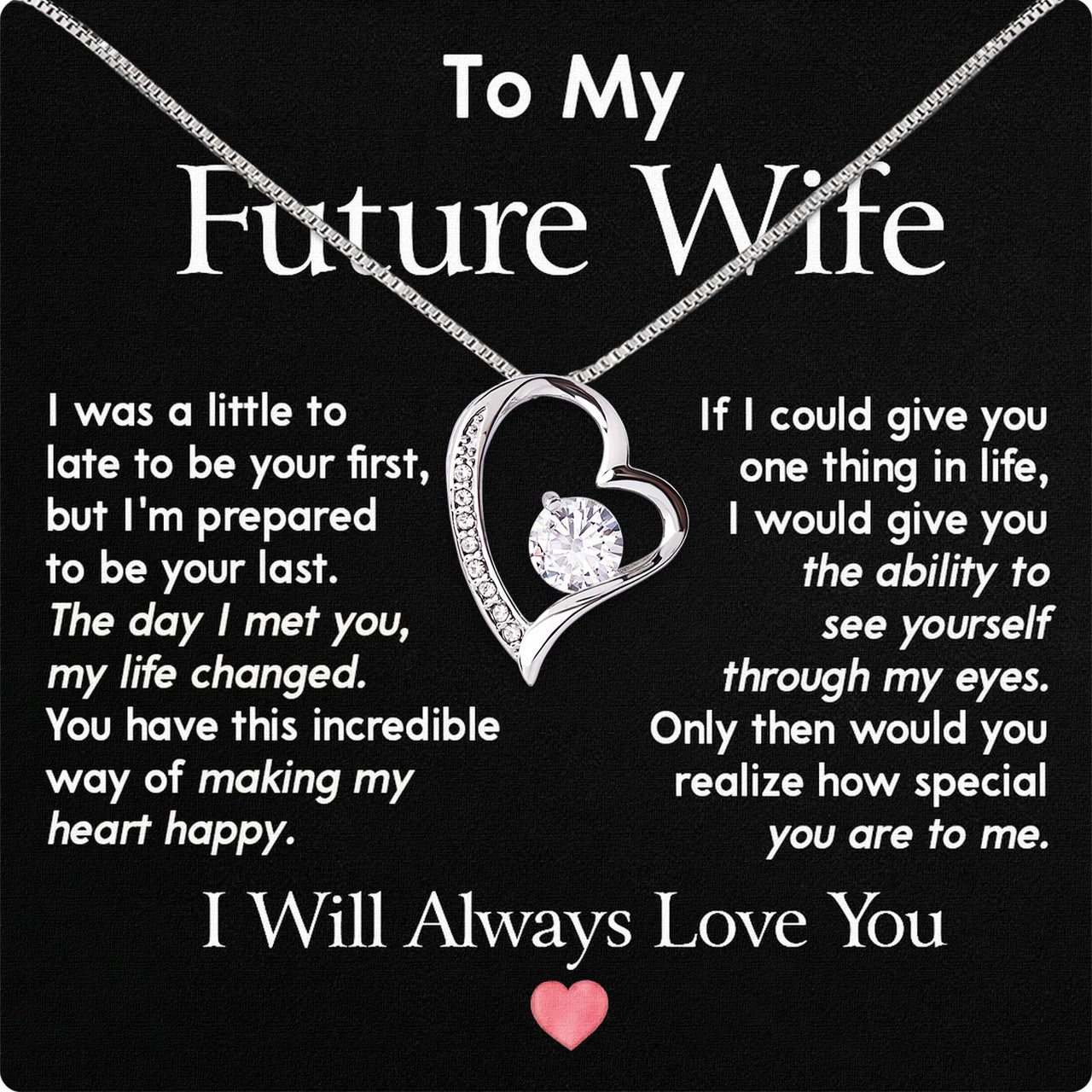 Future Wife Necklace: To My Forever Love, A Timeless Reminder