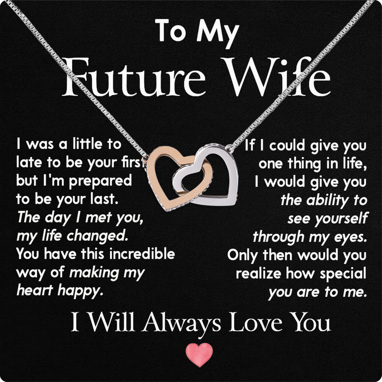 Future Wife Necklace: To My Forever Love, A Timeless Reminder