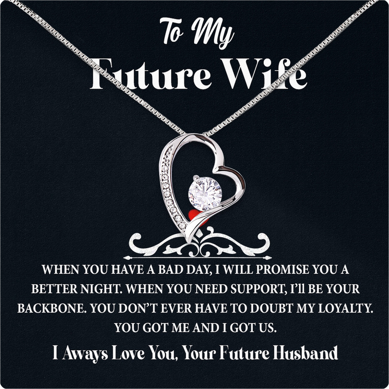 Future Wife Necklace: To My Forever Love, A Timeless Reminder