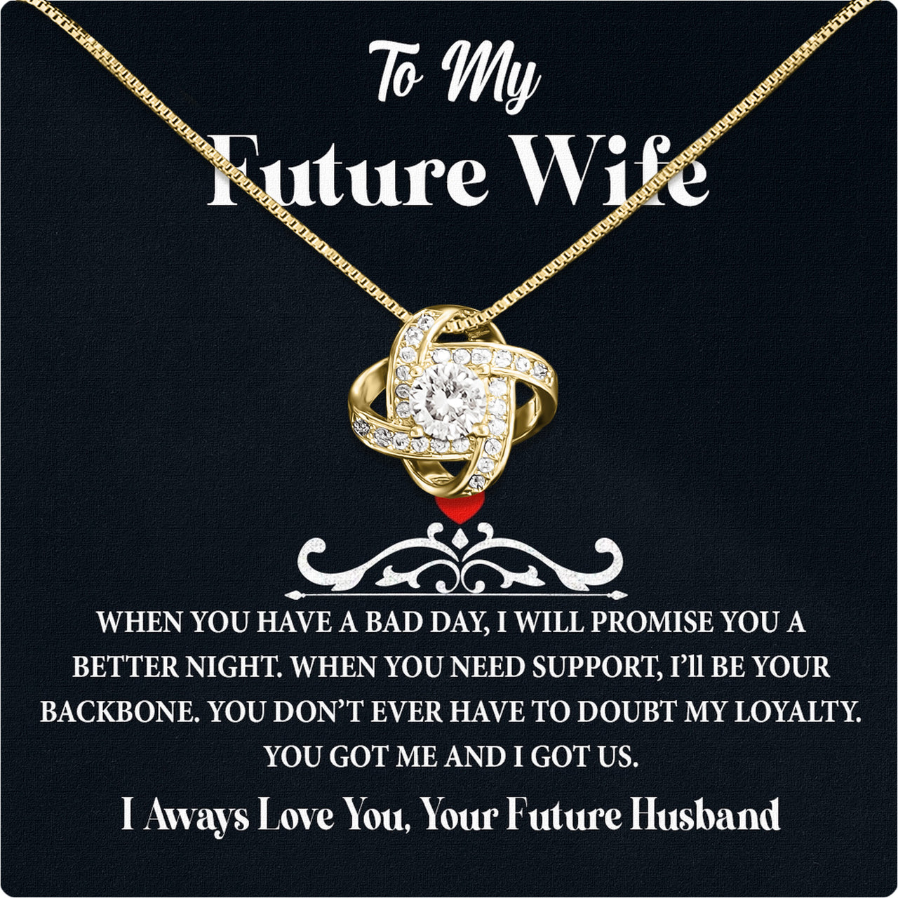 Future Wife Necklace: To My Forever Love, A Timeless Reminder