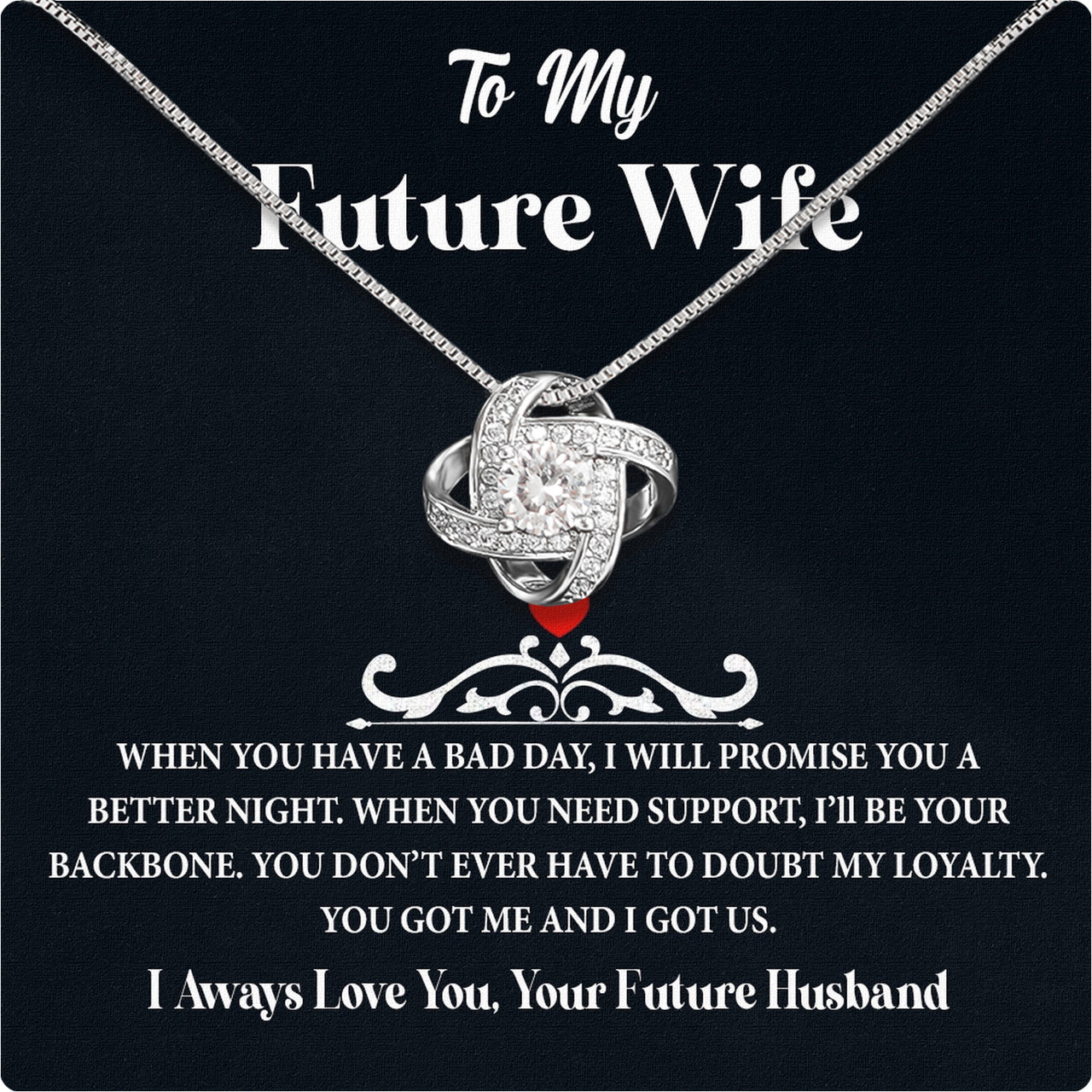 Future Wife Necklace: To My Forever Love, A Timeless Reminder