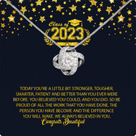 Graduation Day Personalized Message Card Necklace