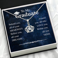 Thumbnail for Graduation Day Personalized Message Card Necklace