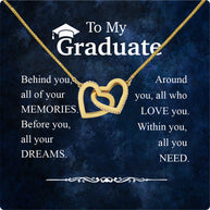 Graduation Day Personalized Message Card Necklace