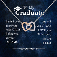 Graduation Day Personalized Message Card Necklace
