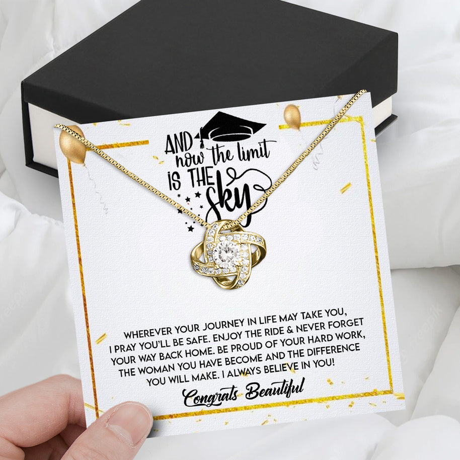 Graduation Day Personalized Message Card Necklace