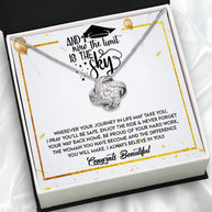 Graduation Day Personalized Message Card Necklace