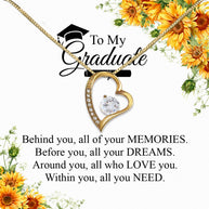 Graduation Day Personalized Message Card Necklace