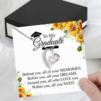 Thumbnail for Graduation Day Personalized Message Card Necklace