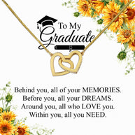 Graduation Day Personalized Message Card Necklace