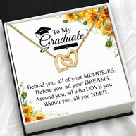 Graduation Day Personalized Message Card Necklace