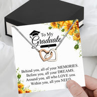 Graduation Day Personalized Message Card Necklace