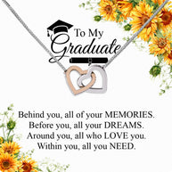 Graduation Day Personalized Message Card Necklace