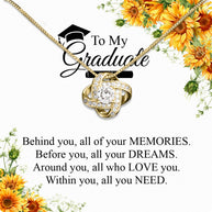 Graduation Day Personalized Message Card Necklace